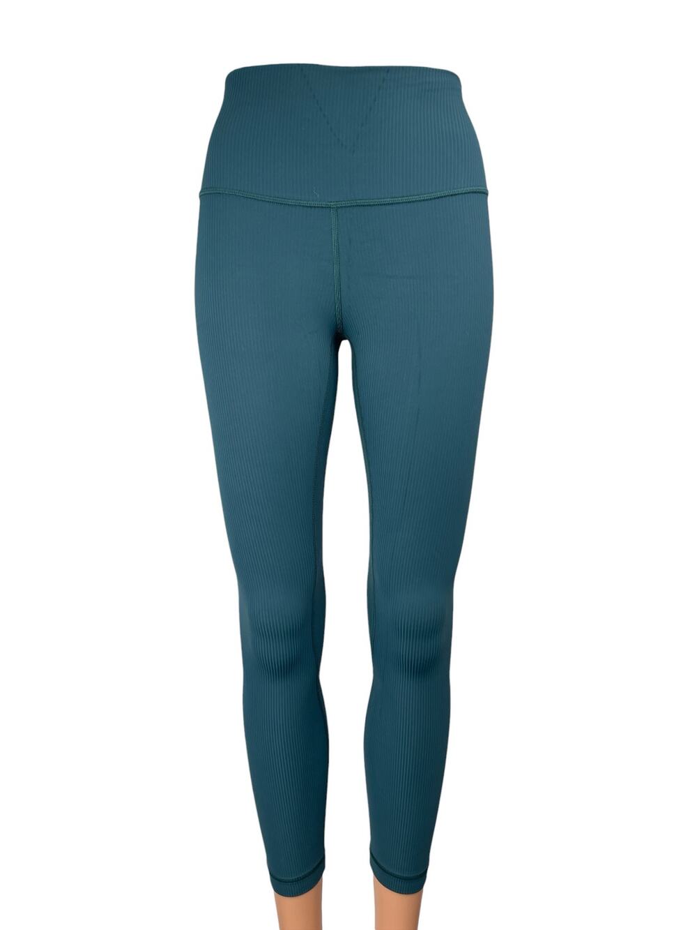 Lululemon Blue High Rise Athletic Yoga Performance Leggings Trouser Pants Size S